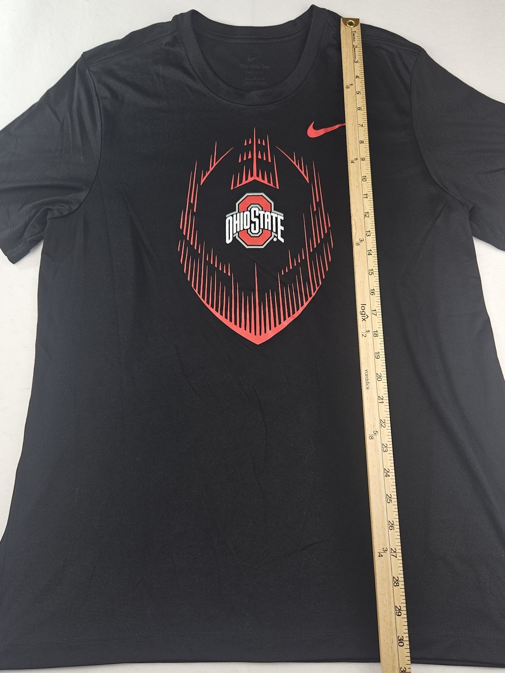 Ohio State Buckeyes Nike Dri-Fit Black Performance Graphic Tee OSU Size XL - Picture 3 of 9